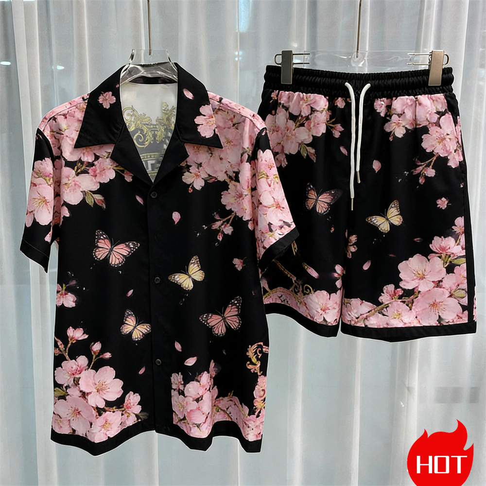 Mens Fashion Wear - Digital printed men's set fashion two-piece