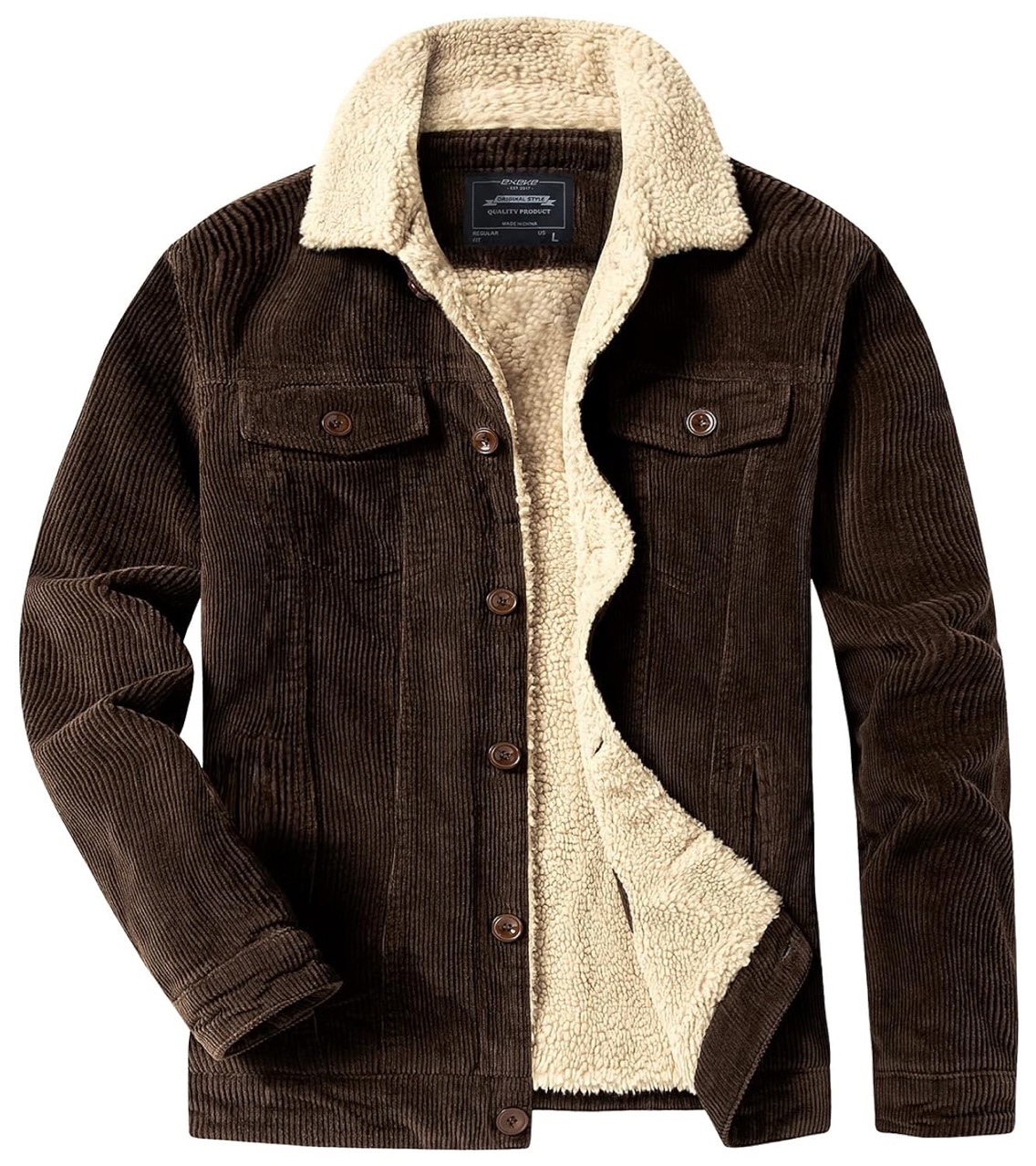 Corduroy Jacket Men - Winter Corduroy Jacket Men Vintage Loose