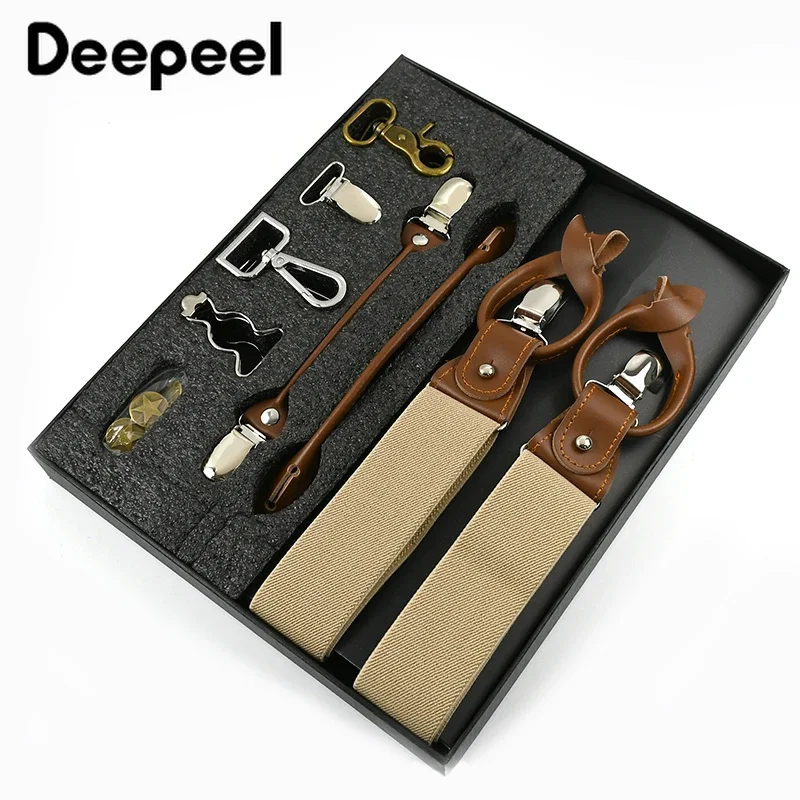 Suspenders Clip Men - Deepeel 1Set 3.5*125cm Business Men Suspender