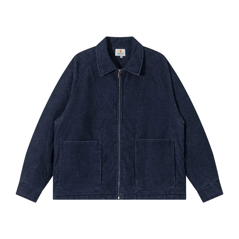 Corduroy Jacket Men - Winter Cotton-padded Corduroy Thicken Parkas Coat