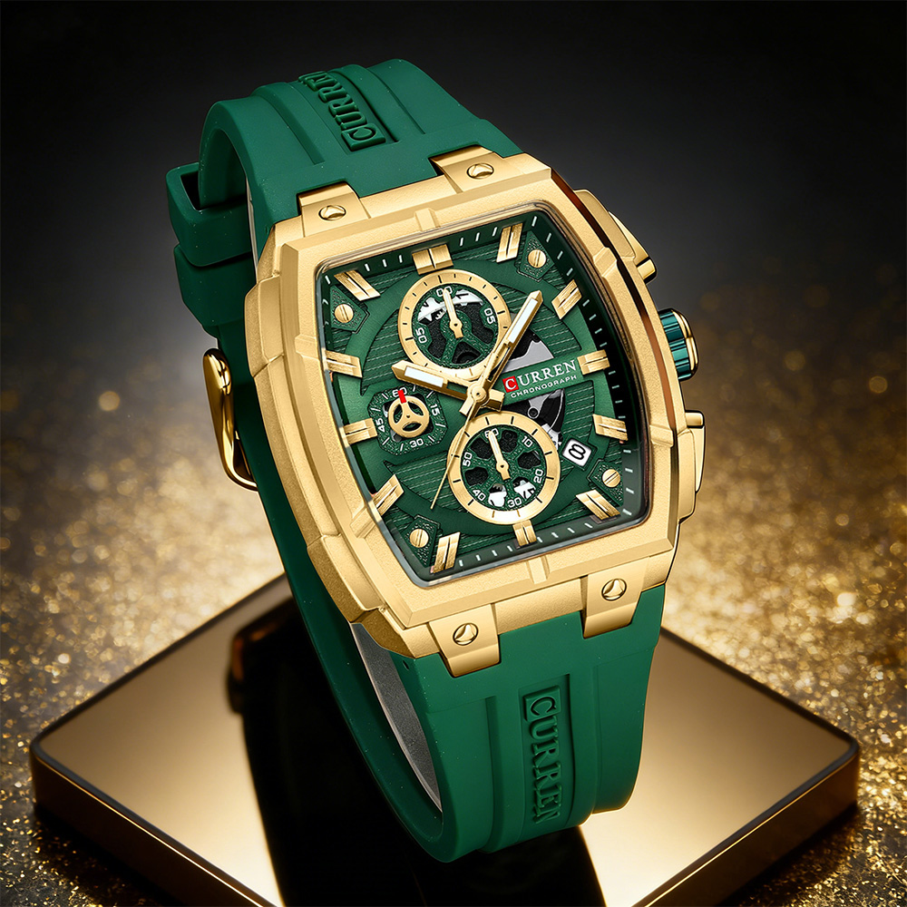 Mens Fashion Watch - CURREN Luxury Vintage Watch for Men