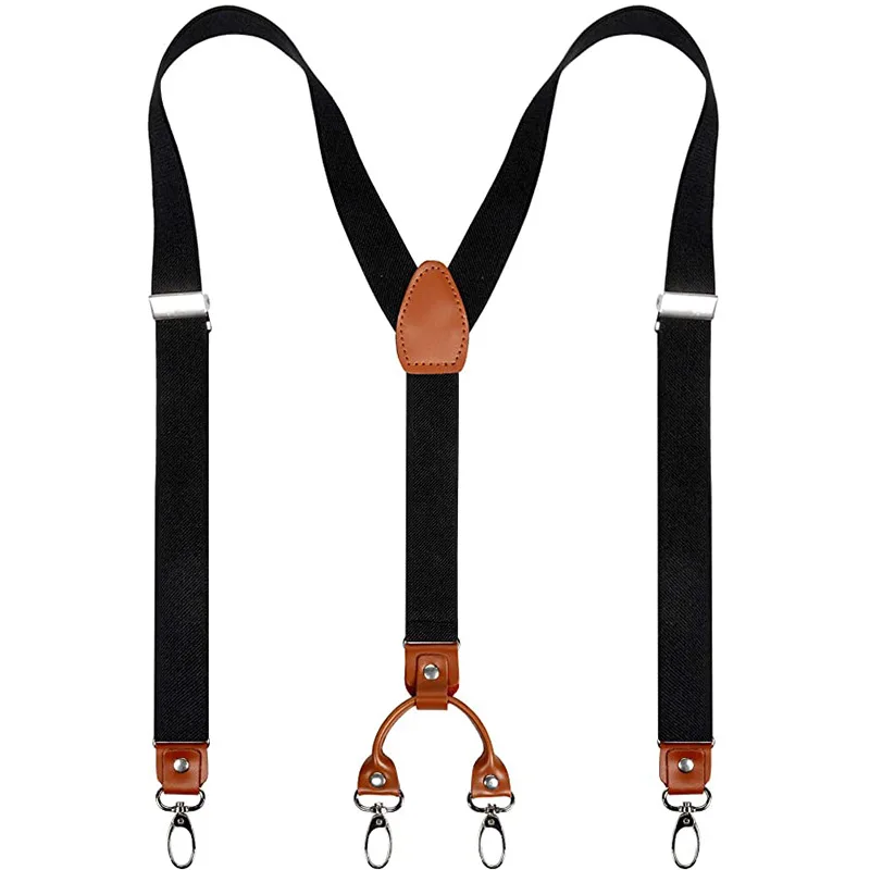 Suspenders Clip Men - 2.5cm 4 Clips Suspenders Clips for