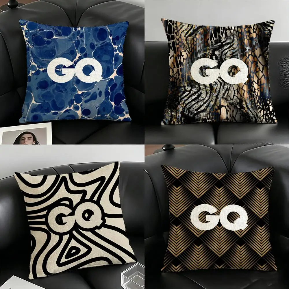 Men'S Fashion Gq - Pillow Case Linen Cover For Couch
