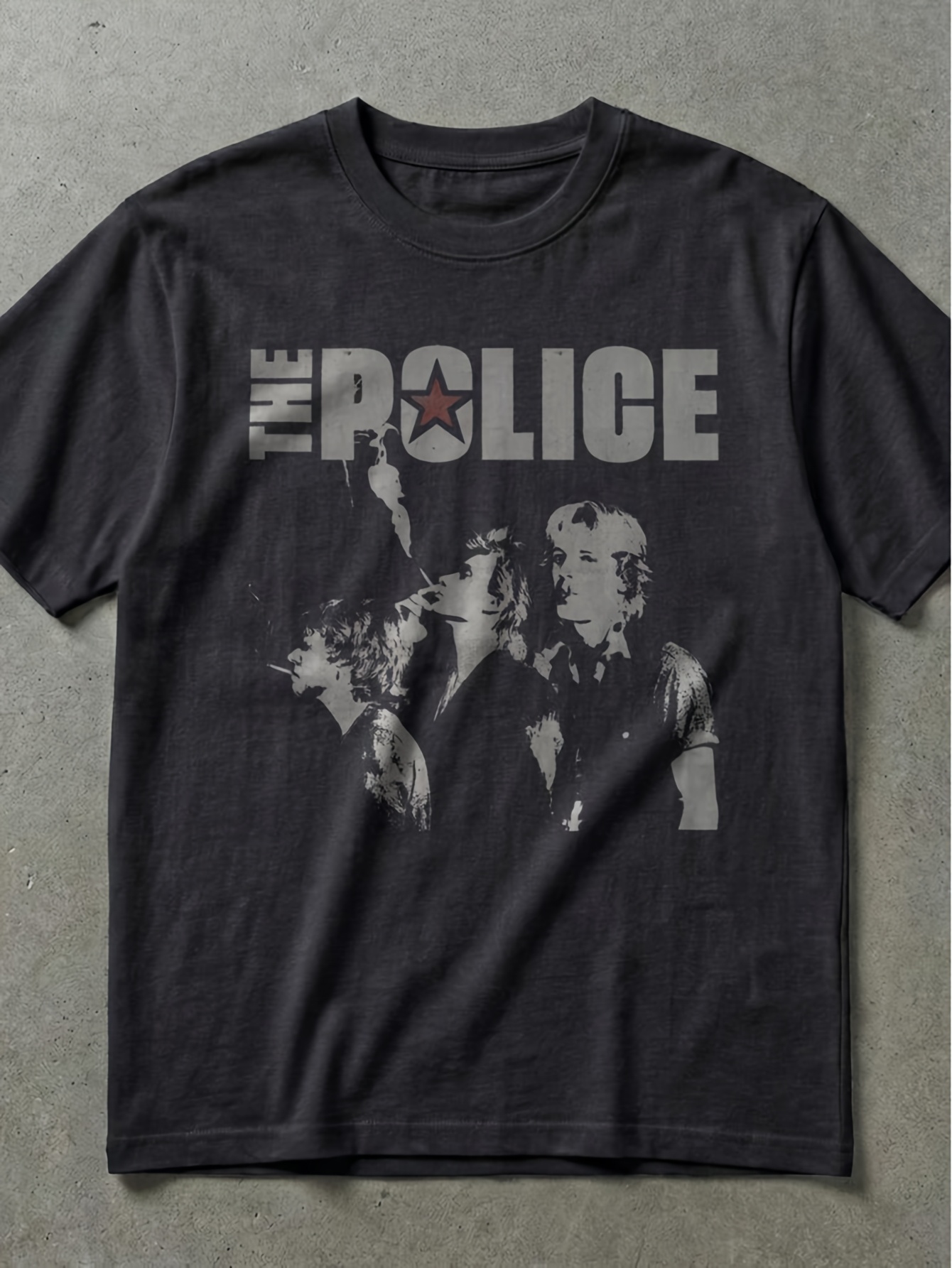 Men'S Fashion 70S - Men's The Poli Band Retro T-shirt