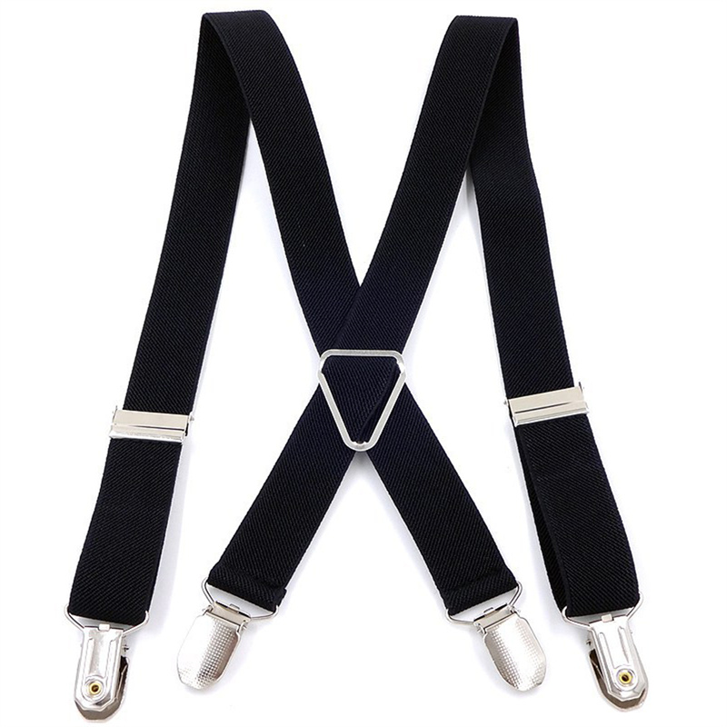 Suspenders Clip Men - Suspenders Men Adjustable Elastic X Back