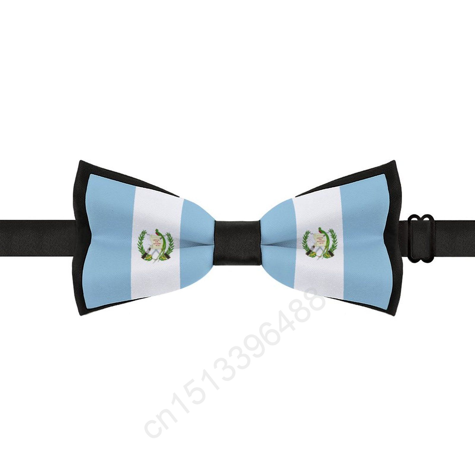 Men'S Fashion Guatemala - 2025 Polyester Guatemala Flag Bowtie for
