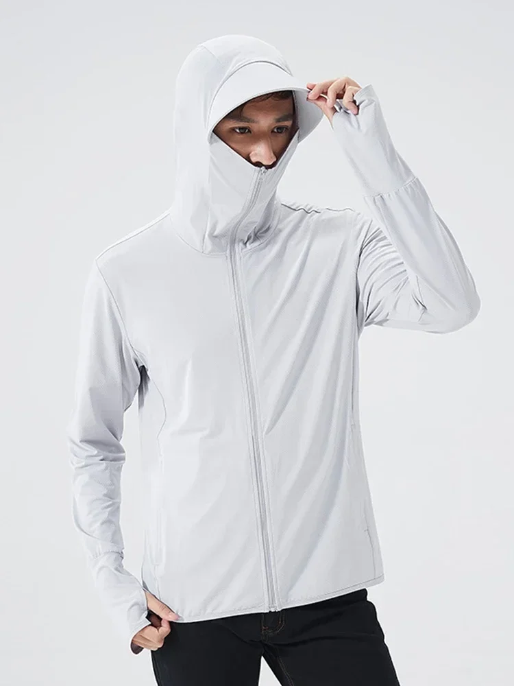 Corduroy Jacket Men - Summer Hooded Jacket UPF 50+UV Sun