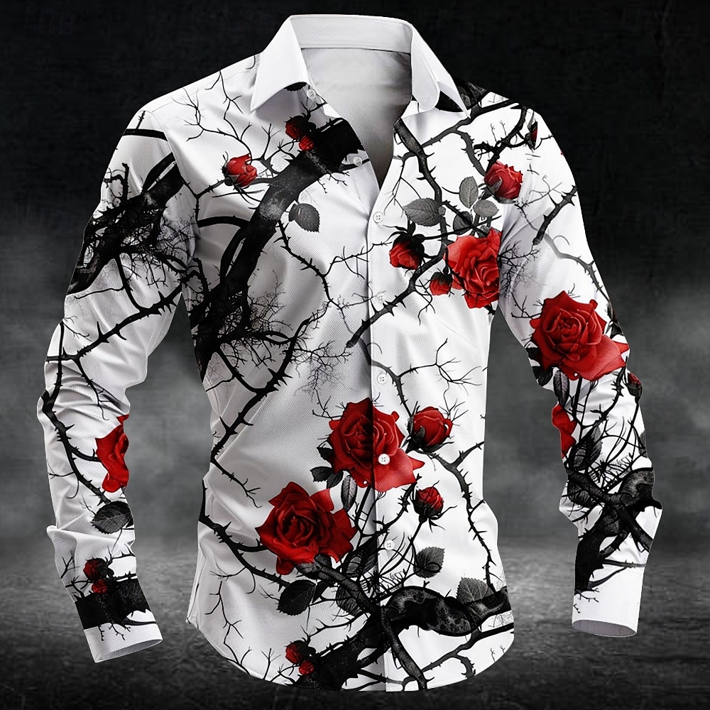 Mens Fashion Wear - Fashion plum blossom pattern 3d Print