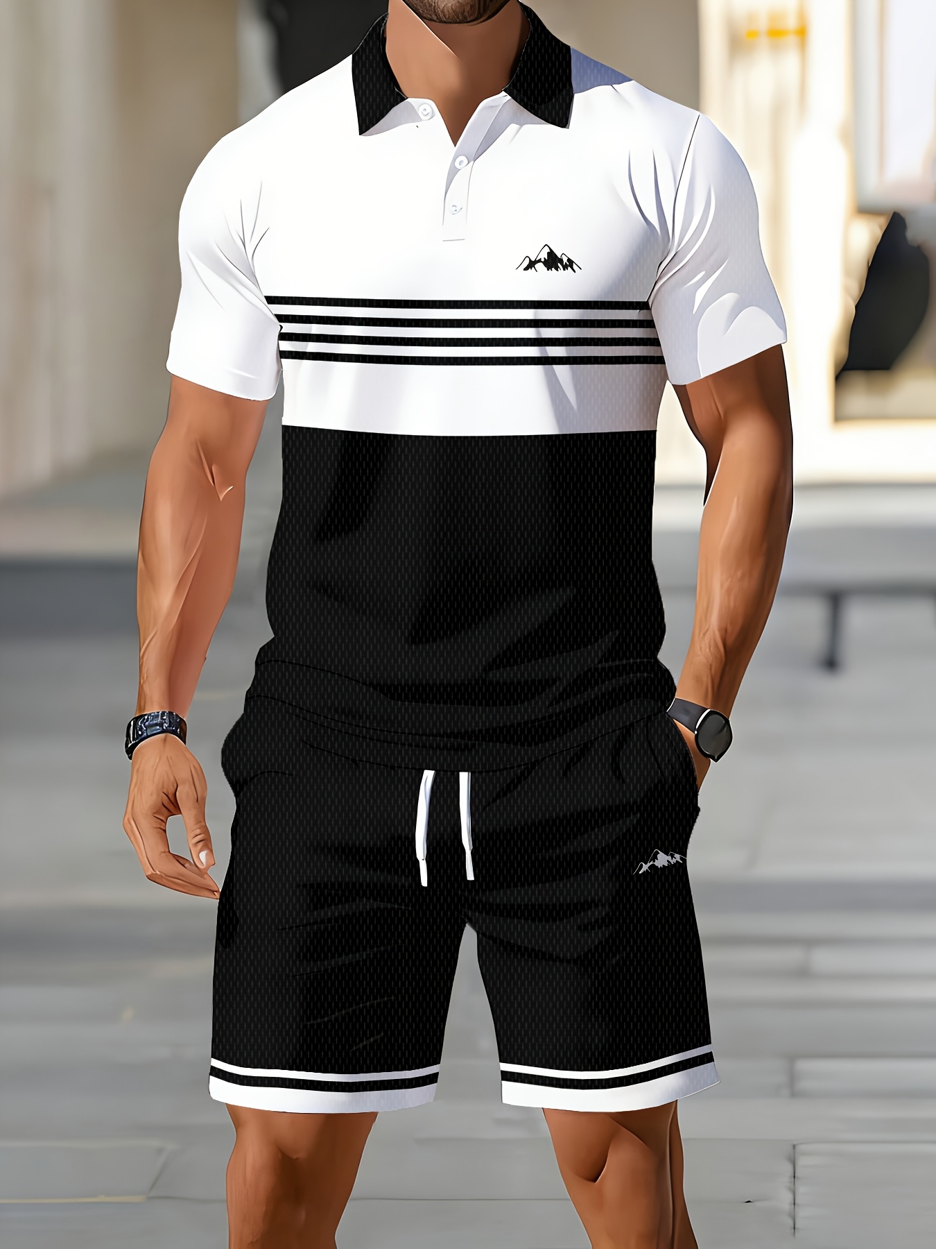 Men'S Fashion Polo Shirt - 2026 Summer Men's Polo Shirt Set