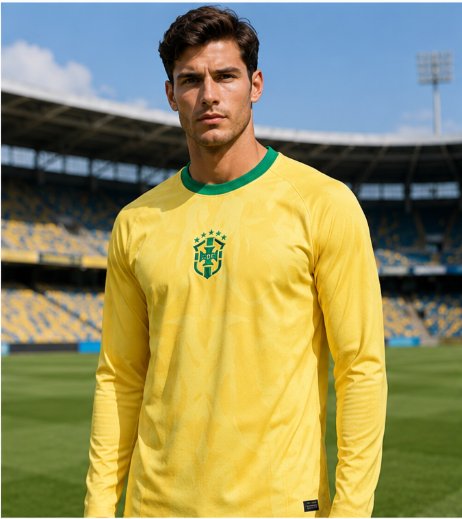 Mens Fashion Wear - Brazil 2026 Commemorative Edition 3D Printed