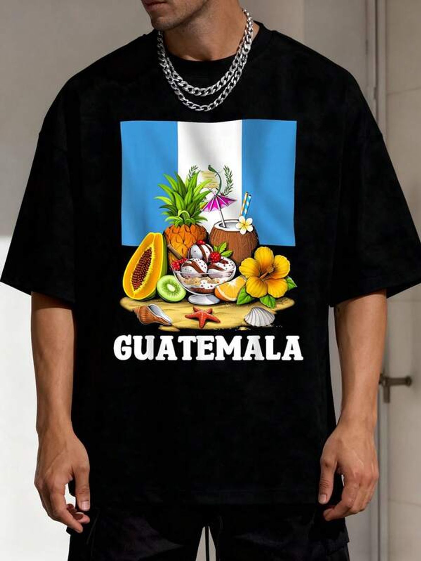 Men'S Fashion Guatemala - Guatemalan Guatemalan Roots Guatemala Travel-Shirt Camisas