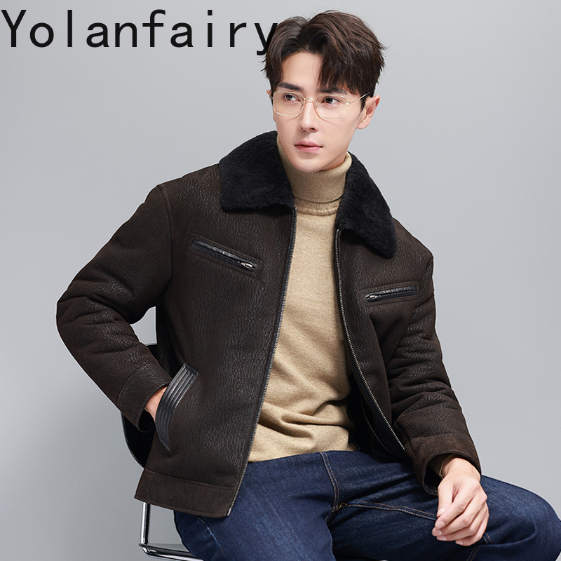 YOLANFAIRY Vintage Fashion Nat - огляд і ціна Men'S Fashion Leather Jacket