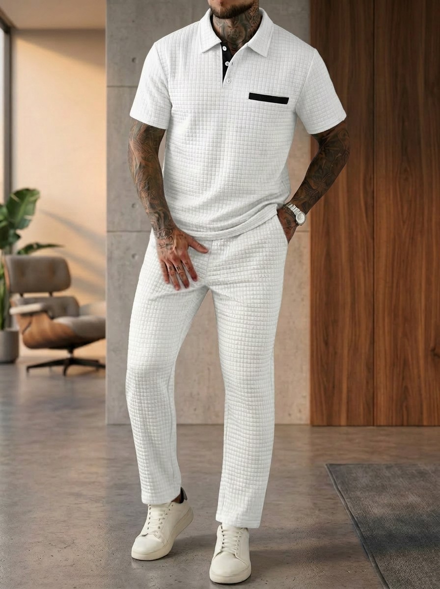 Summer New Men's Fashion Color - огляд і ціна Men'S Fashion Polo Shirt