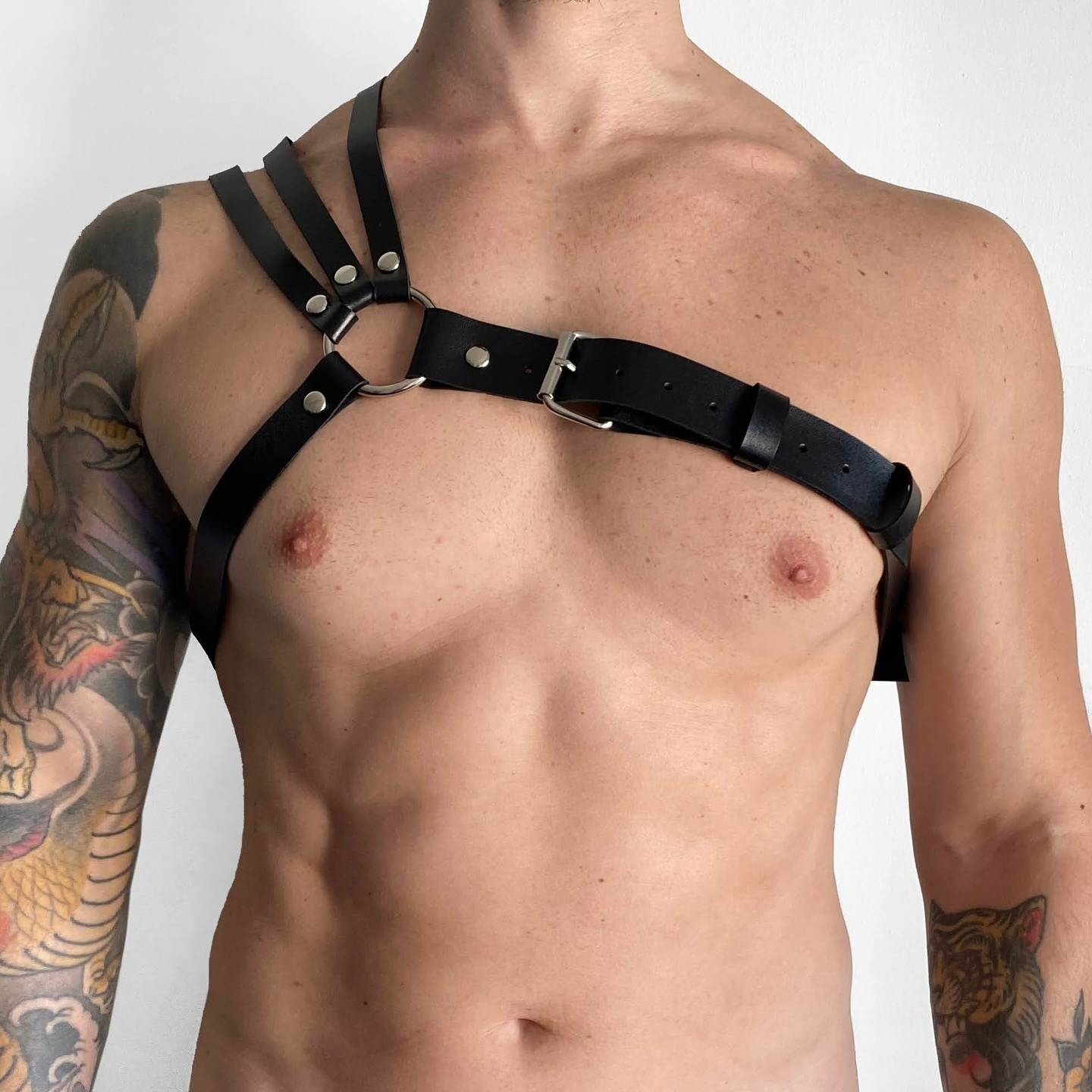 Sexy Men Harness PU Leather Go - огляд і ціна Fashion Harness Men