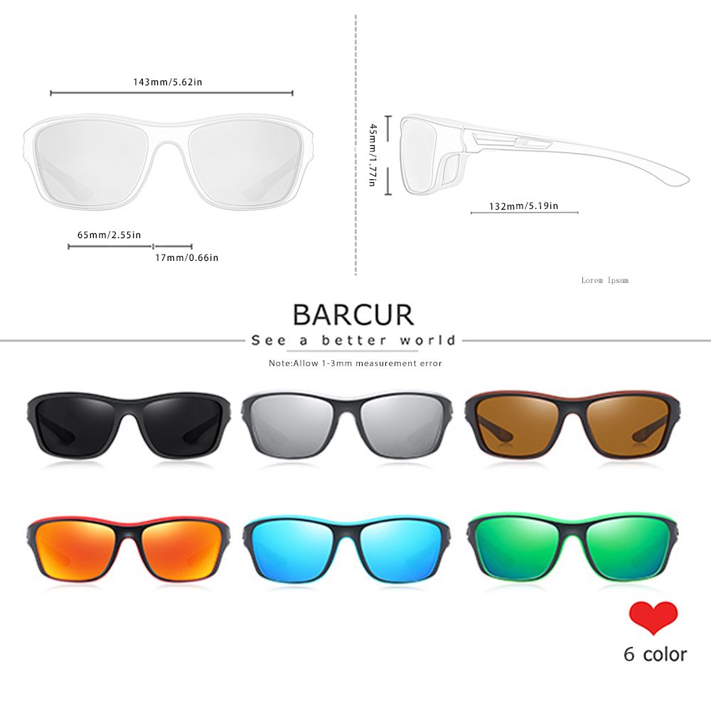 BARCUR Sport TR90 Sunglasses D - огляд і ціна Men'S Fashion For 30 Year Olds