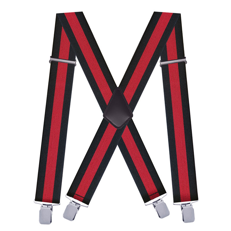 Stripes Men's Suspenders X Bac - огляд і ціна Suspenders Clip Men