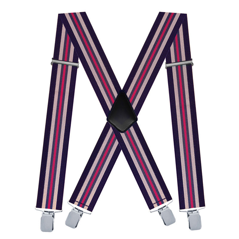 Stripes Men's Suspenders X Bac - огляд і ціна Suspenders Clip Men