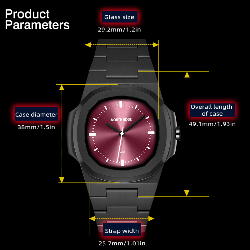 NORTH EDGE Watch for Man New V - огляд і ціна Mens Fashion Watch