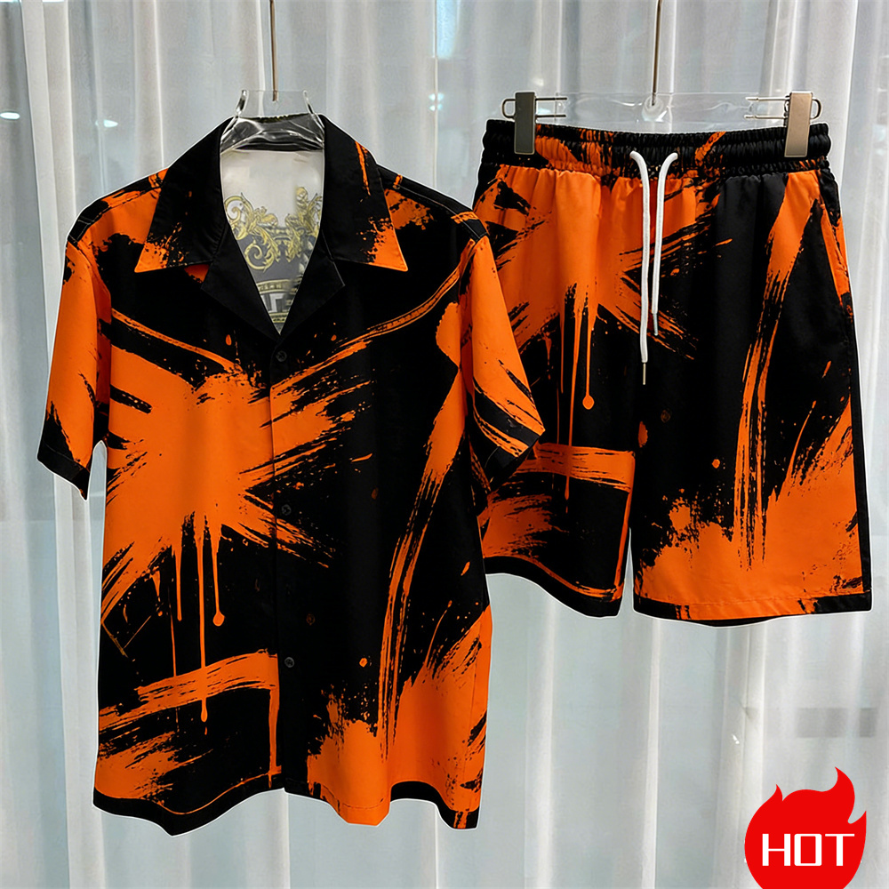 Digital printed men's set fash - огляд і ціна Mens Fashion Wear