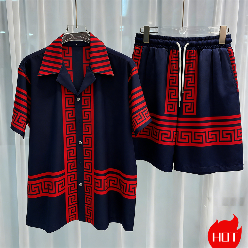 Digital printed men's set fash - огляд і ціна Mens Fashion Wear