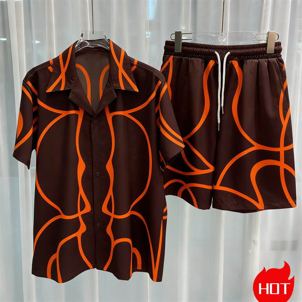 Digital printed men's set fash - огляд і ціна Mens Fashion Wear