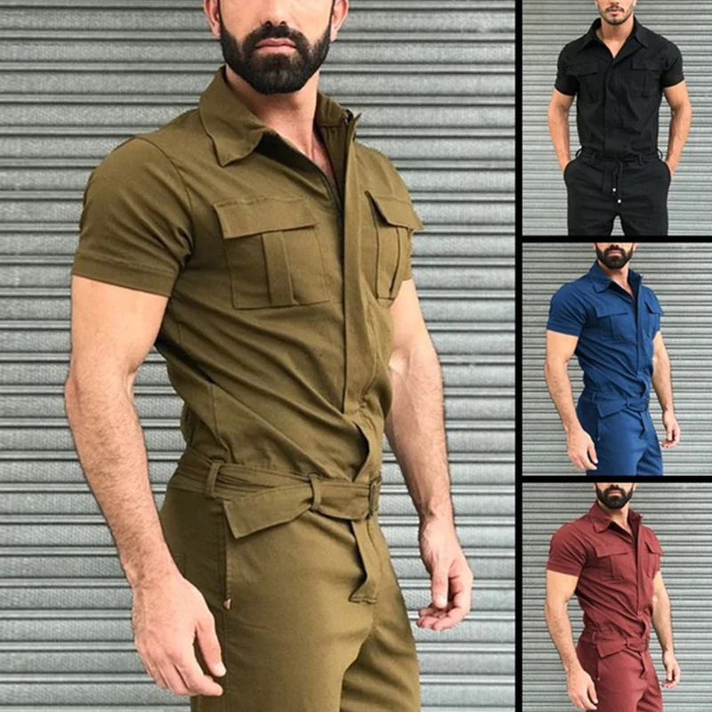 Men's Overalls Casual Streetwe - огляд і ціна Men'S Fashion Overalls