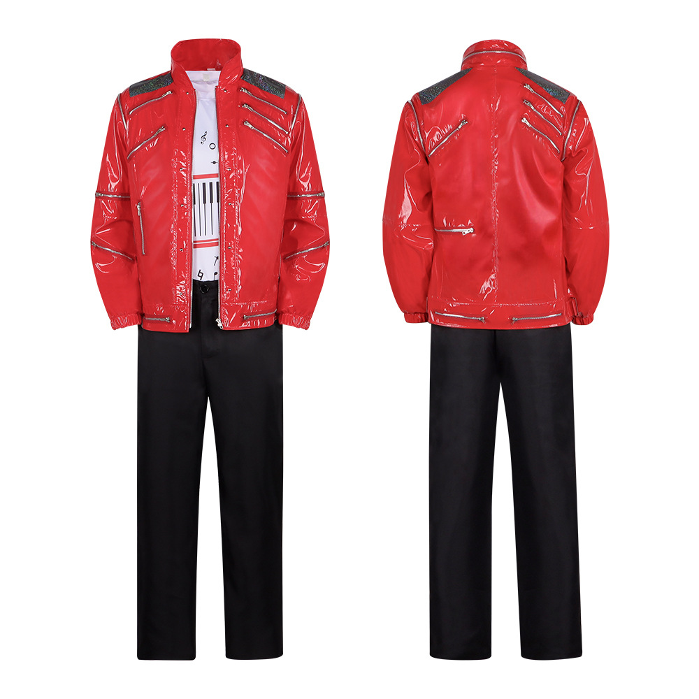 Men Red Leather Jacket Michael - огляд і ціна Men'S Fashion Leather Jacket