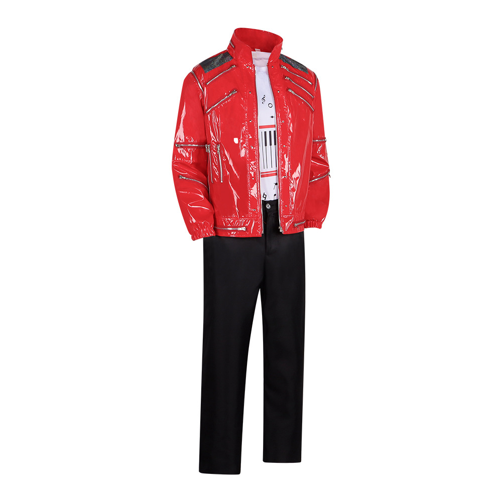 Men Red Leather Jacket Michael - огляд і ціна Men'S Fashion Leather Jacket
