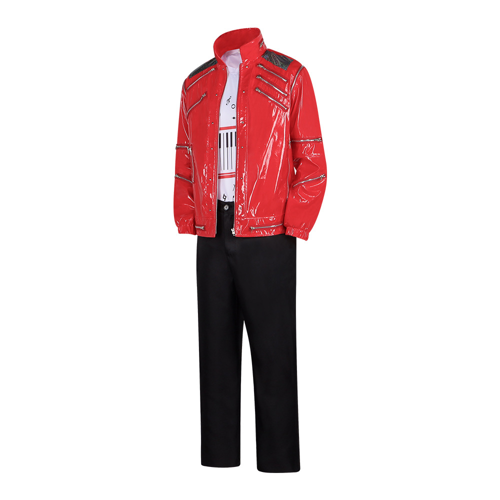Men Red Leather Jacket Michael - огляд і ціна Men'S Fashion Leather Jacket