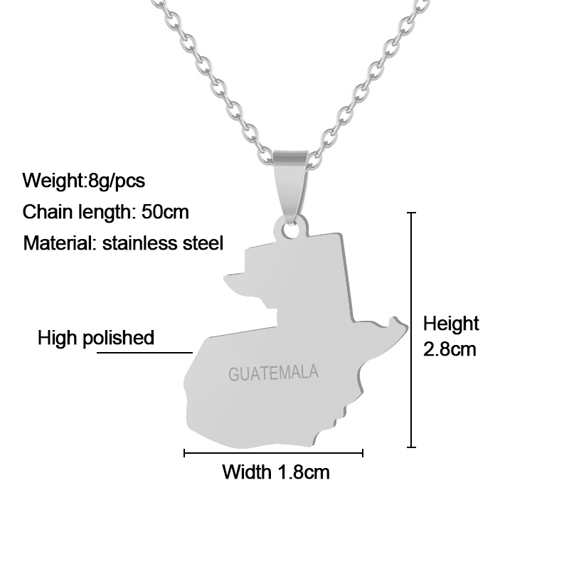 SONYA Guatemala Map Pendant Ne - огляд і ціна Men'S Fashion Guatemala