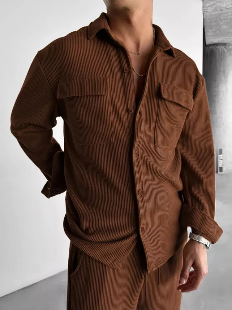 2025 Spring Casual Mens Two Pi - огляд і ціна Corduroy Jacket Men