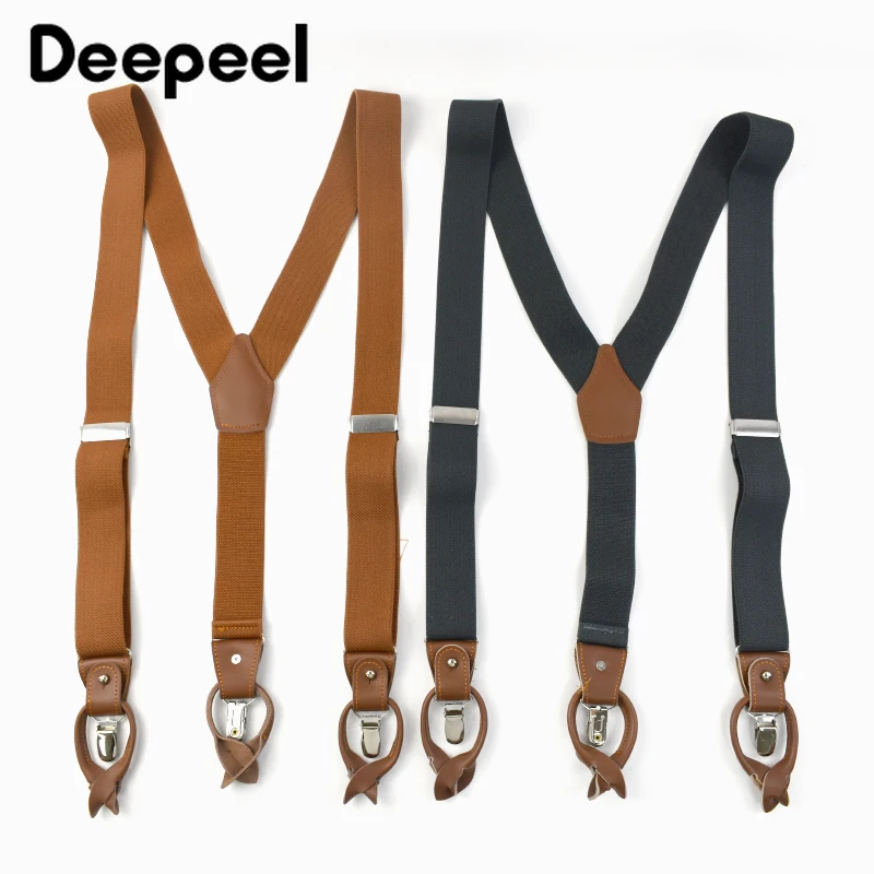 Deepeel 3.5*125cm Men's Adult  - огляд і ціна Suspenders Clip Men