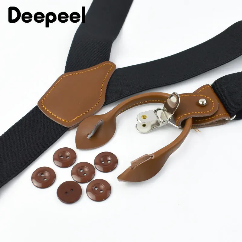 Deepeel 3.5*125cm Men's Adult  - огляд і ціна Suspenders Clip Men