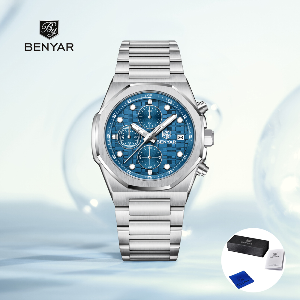 2025 New BENYAR Men's Watches  - огляд і ціна Mens Fashion Watch