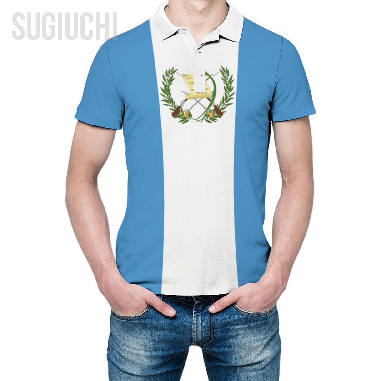 Unisex Polo Shirt Guatemala Fl - огляд і ціна Men'S Fashion Guatemala