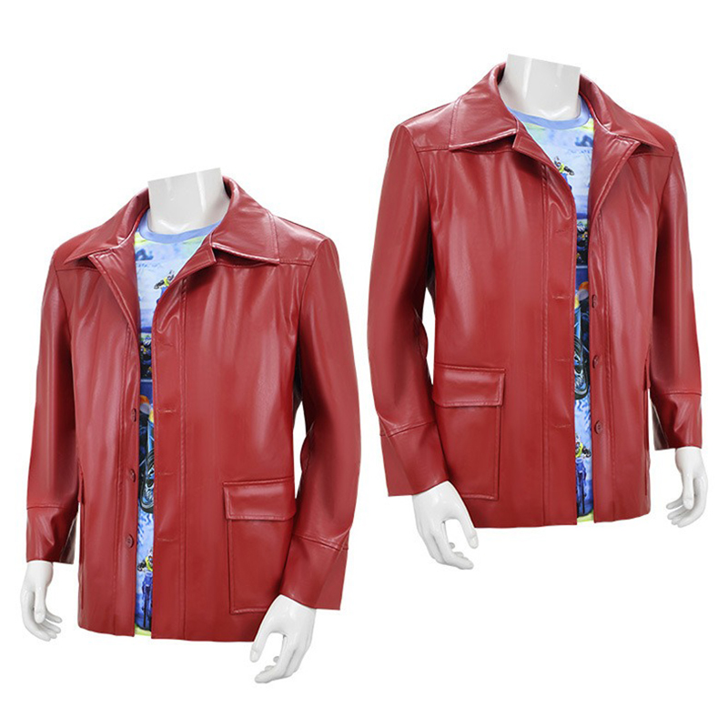 Men Red Leather Jacket Fight C - огляд і ціна Men'S Fashion Leather Jacket