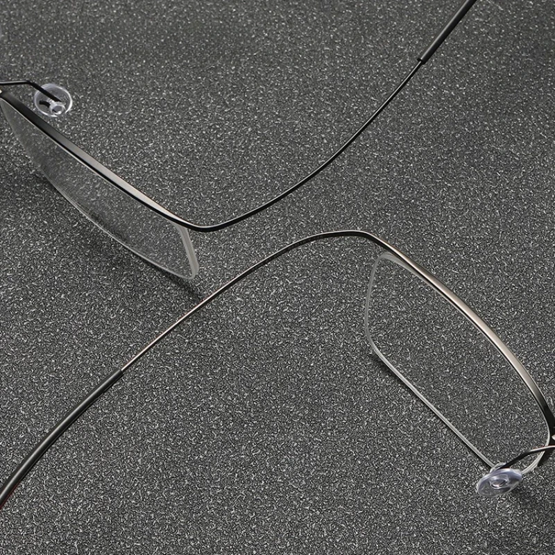 KJDCHD Eyebrow Prue Titanium O - огляд і ціна Men'S Fashion Rimless Glasses