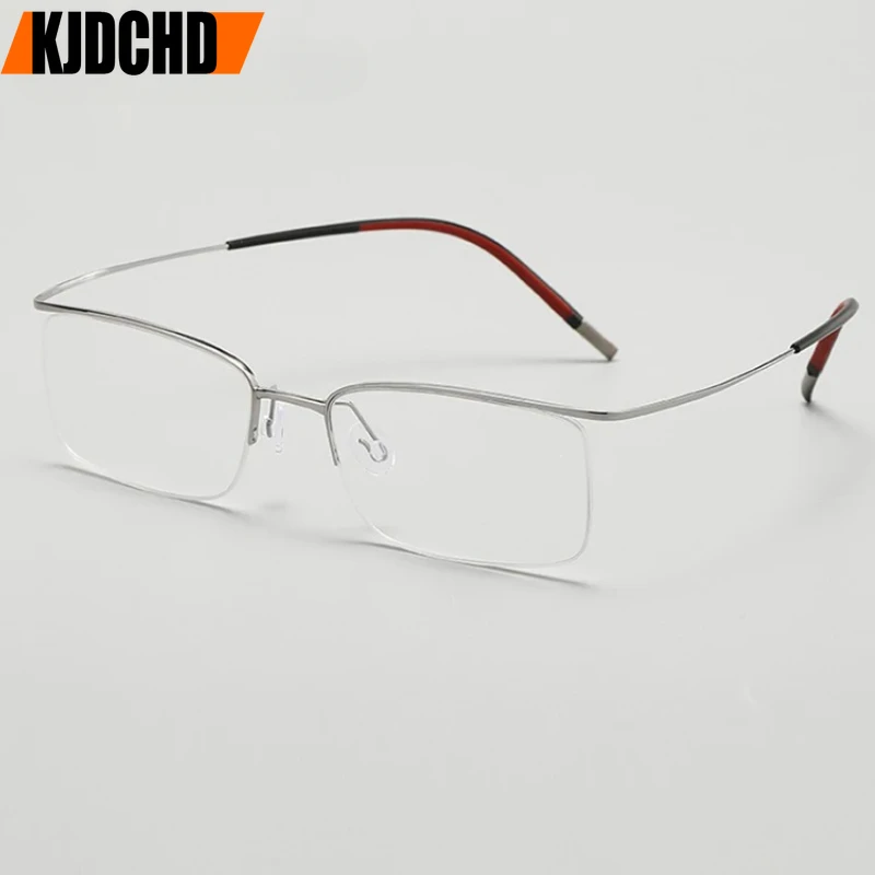 KJDCHD Eyebrow Prue Titanium O - огляд і ціна Men'S Fashion Rimless Glasses