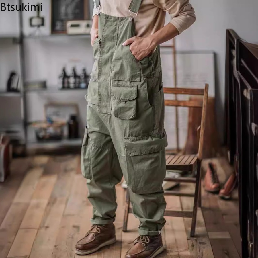 2026 Men's Retro Cotton Relaxe - огляд і ціна Men'S Fashion Overalls