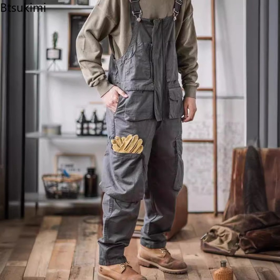 2026 Men's Retro Cotton Relaxe - огляд і ціна Men'S Fashion Overalls