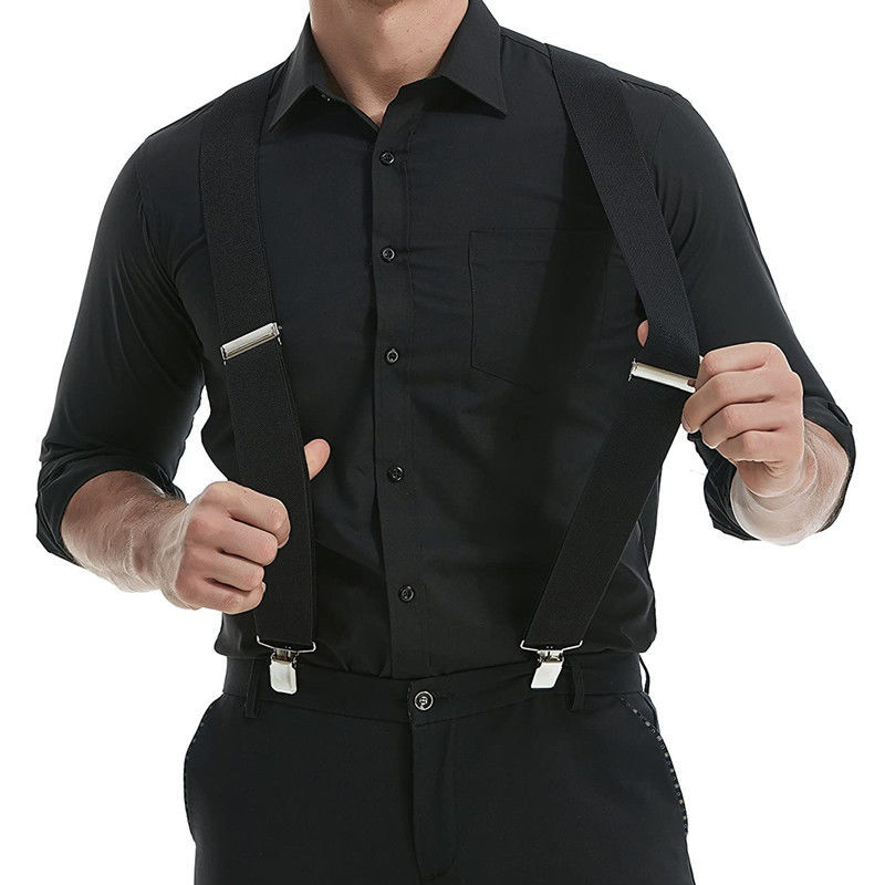 Heavy Duty Big Size Suspenders - огляд і ціна Suspenders Clip Men