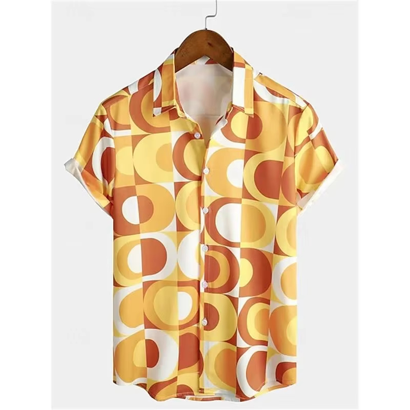 Retro Classic 70s Pattern Prin - огляд і ціна Men'S Fashion 70S
