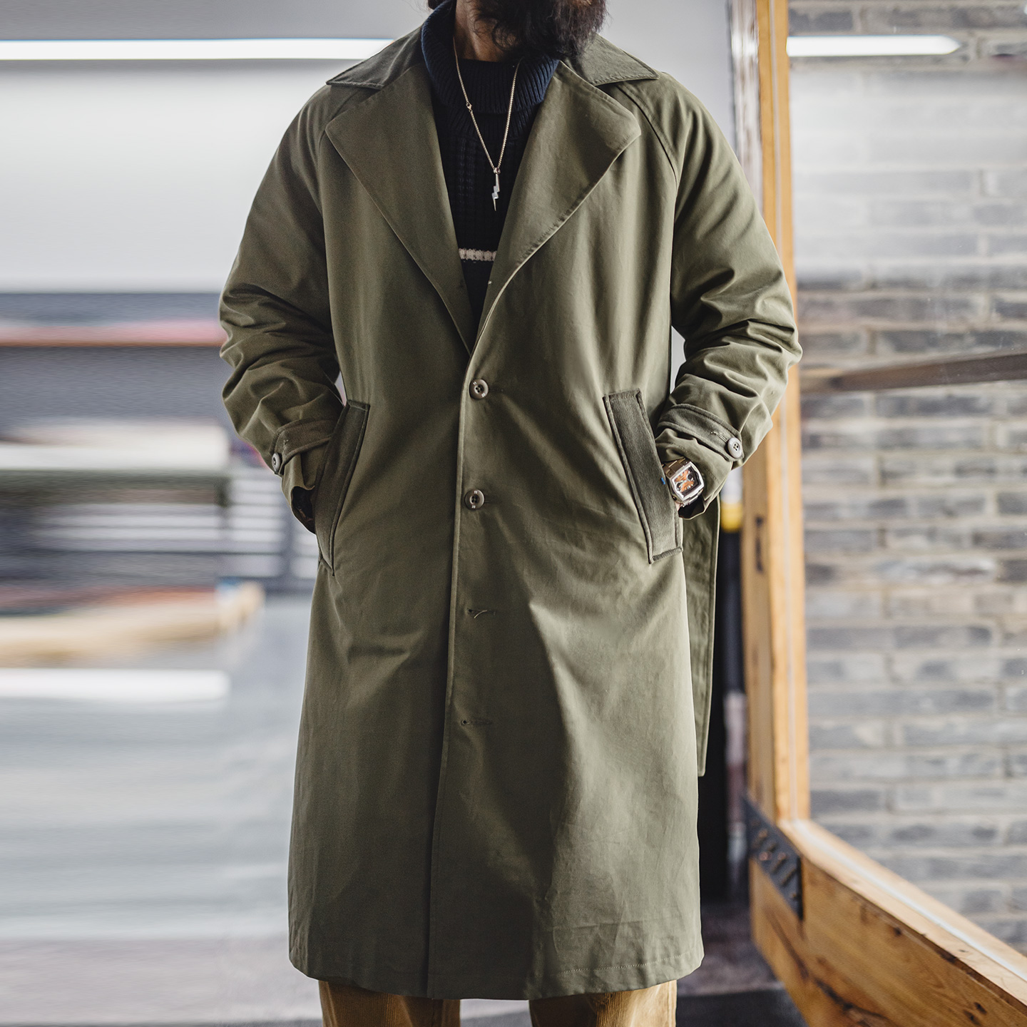 Maden Vintage Men‘s Military G - огляд і ціна Corduroy Jacket Men