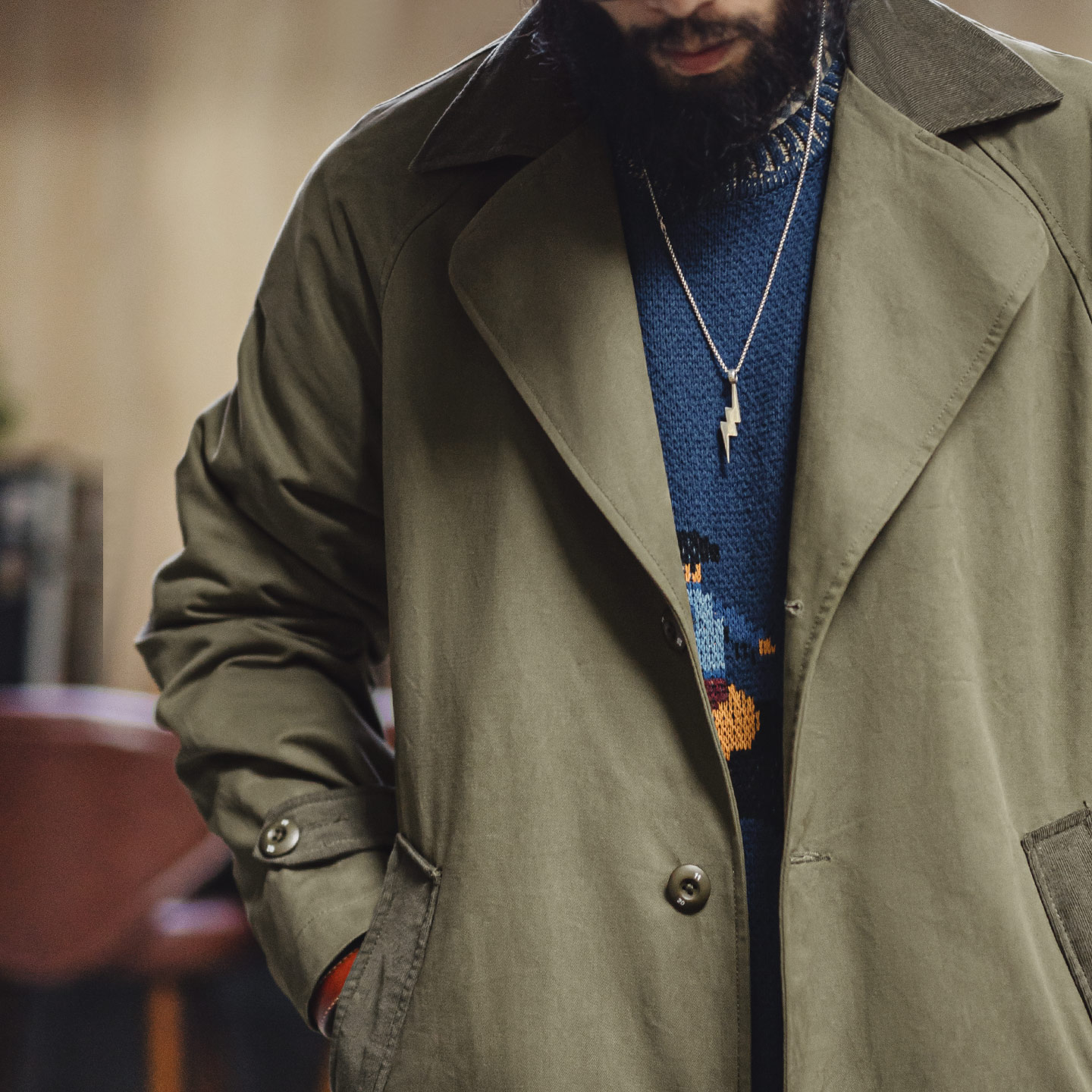 Maden Vintage Men‘s Military G - огляд і ціна Corduroy Jacket Men