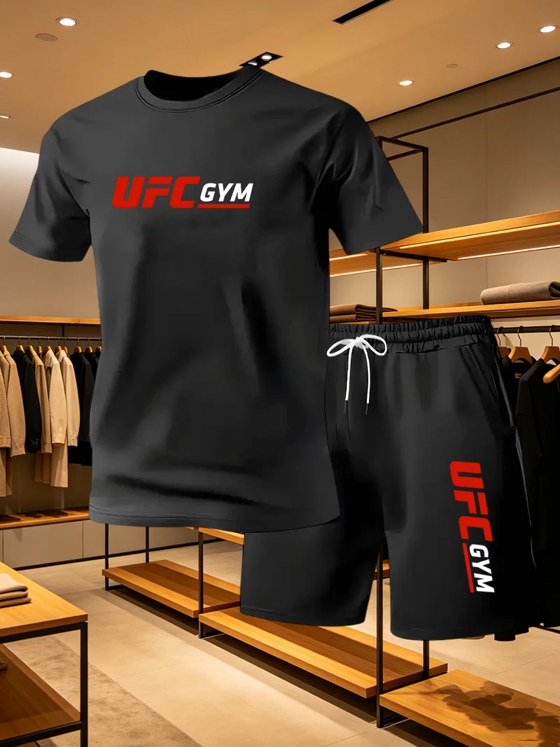 Men's Fashion T-shirt Shorts U - огляд і ціна Mens Fashion Wear