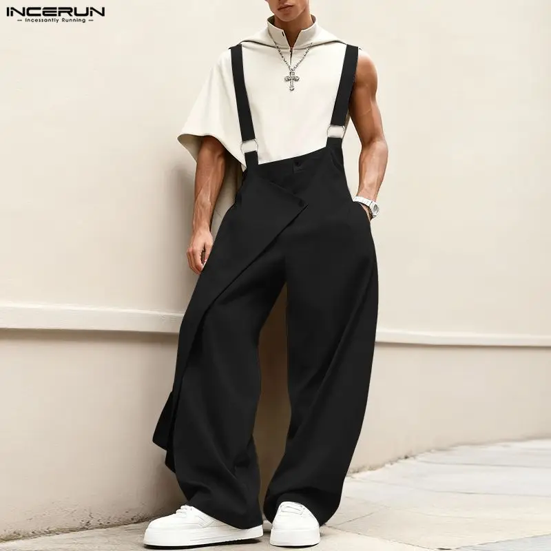 INCERUN Men Jumpsuits Solid Co - огляд і ціна Men'S Fashion Overalls