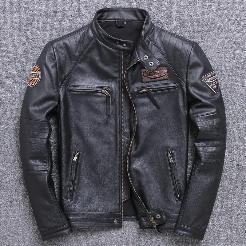 Fashion Biker Jackets Vintage  - огляд і ціна Men'S Fashion Leather Jacket