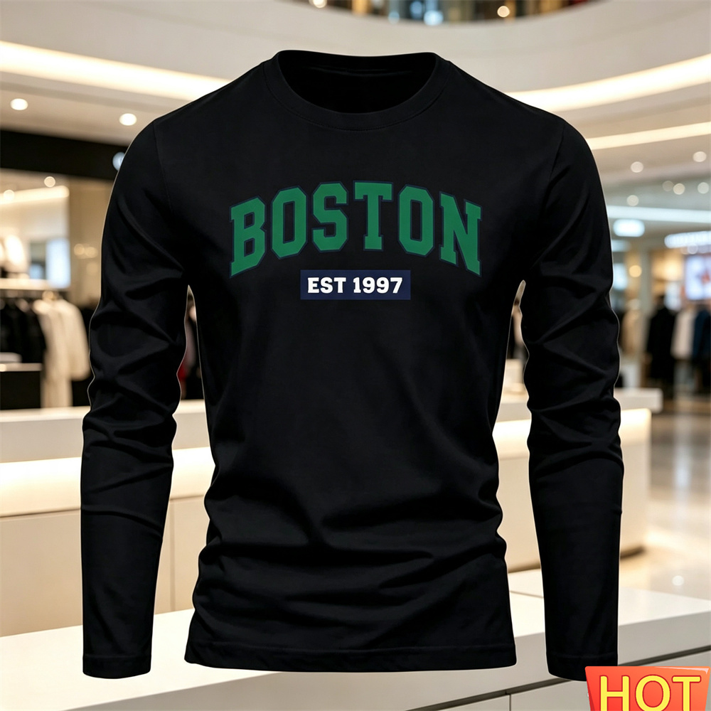 Autumn Summer Men's long sleev - огляд і ціна Mens Fashion Wear