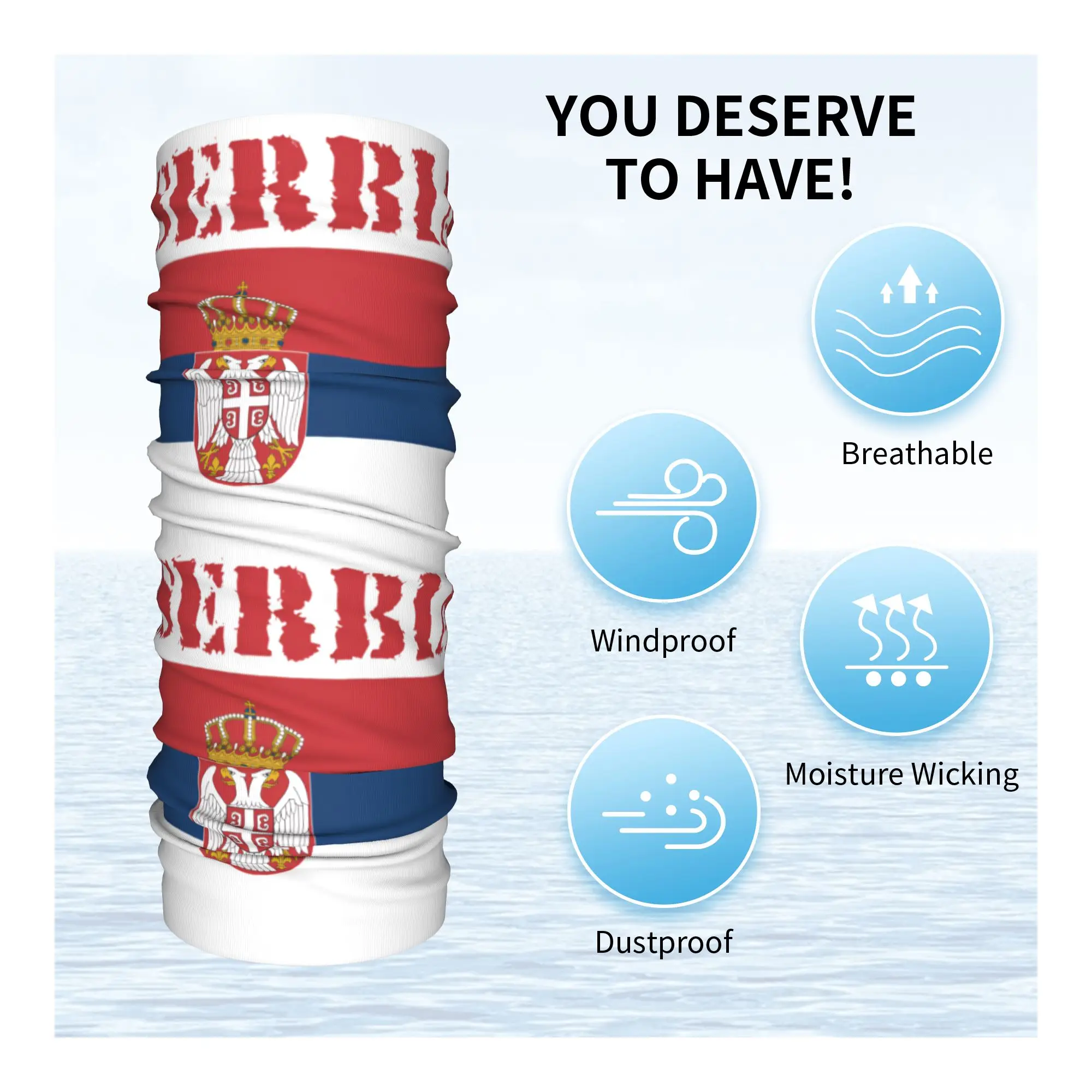New Serbia Flag Bandana Neck G - огляд і ціна Men'S Fashion Rings