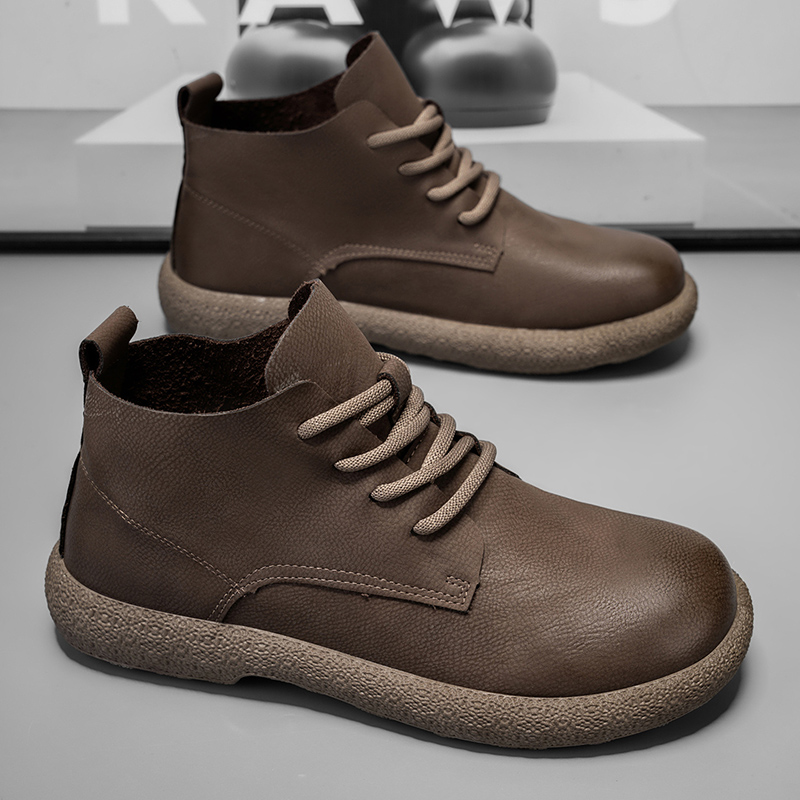Men Ankle Boots Brown Short Bo - огляд і ціна Men'S Fashion For 30 Year Olds